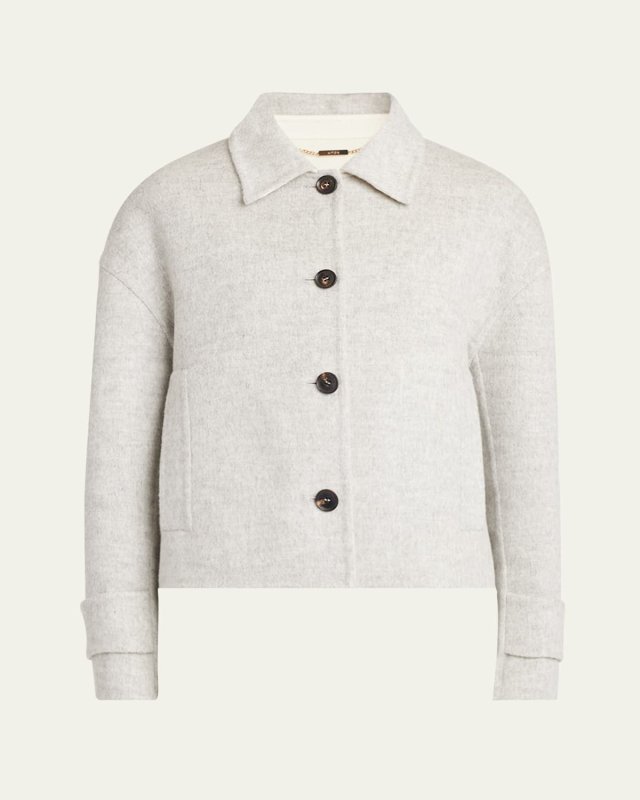 Cropped Cashmere Jacket